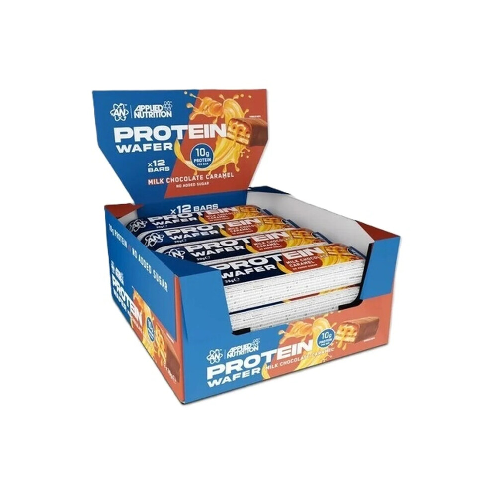Protein Wafer, Milk Chocolate Caramel - 12 x 39g