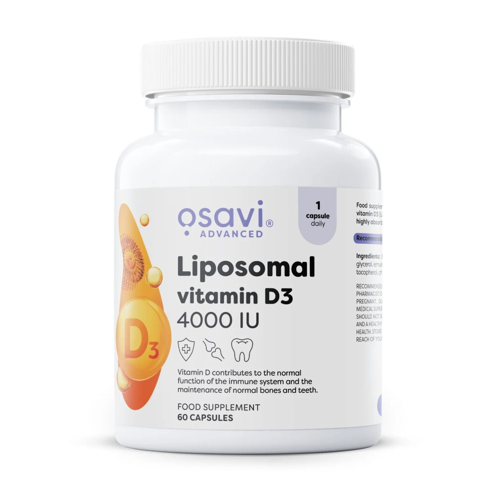 Liposomal Vitamin D3, 4000 IU - 60 caps