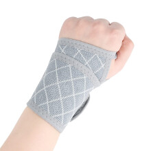 Adjustable Wrist Brace for Pain Relief with Breathable Fabric and AntiSlip Strap, Fits Left and Right Hand