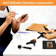 162-Teiliges Sammelkarten-Reinigungsset - Set zum Glätten Von Karten, Werkzeugset Zur Kartenreparatur, Unverzichtbares Zubehör für Kartensammler