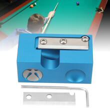 Compact Pool Cue Tip Repair Tool