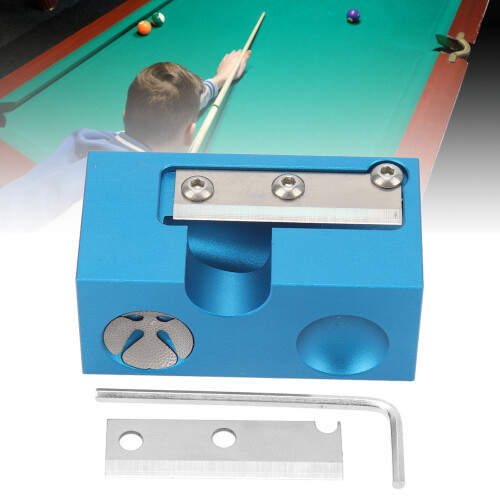 Compact Pool Cue Tip Repair Tool