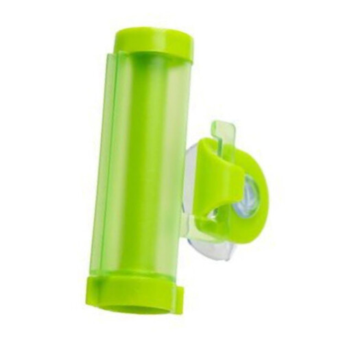 Reusable Rolling Toothpaste Squeezer and Wall Mounted Dispenser with SpaceSaving Cup Set for Bathroom Green