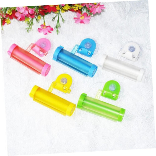 Reusable Rolling Toothpaste Squeezer and Wall Mounted Dispenser with SpaceSaving Cup Set for Bathroom Green 2