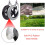6 Inch Solid Wheelchair Front Wheels, Durable Rubber Replacement with Smooth Rolling and Easy Installation 2
