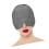 Gel Ice Headgear 18x11.5x2 cm Grey/Black 240g 1