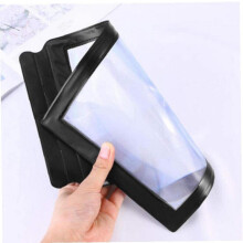 Full Page Magnifier 3X Large Reading Sheet with Flexible Durable Lens for Books and Newspapers