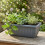 Large Trough Athens Trough Planter 70cm Grey Durable Plastic Window Box 4