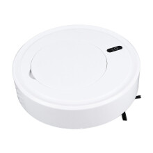 White 18650 1200mAh 22x22x5cm 3-in-1 Robot Vacuum