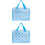 2Stk Make-Up Beutel PVC Transparent Wasserdicht Sky Blue 4