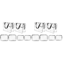 12Pcs See-Through Waterproof Travel Storage Bags for Gym and Camping