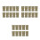30Pcs Fixed Khaki Buckles for Backpack Outdoor Strap Management 1