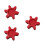 3Pcs Flexible Jaw Coupling Pad Rubber Spider Insert Orange Machine 1