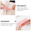 6Stk Kompakte Medikamentendosen Pink Mit 7 Fächern Und Braille 5
