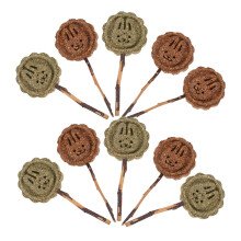 20Pcs Assorted Color Natural Wood Pet Chewing Sticks for Small Animals