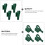 4Pcs Multifunction Plastic Fish Tank Clips Water Holders 4