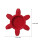 3Pcs Flexible Jaw Coupling Pad Rubber Spider Insert Orange Machine 2