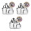 3pcs Transparent Waterproof Multifunctional Wash Bag ( Black ) 5