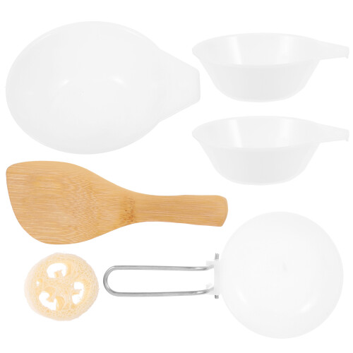 reusable plastic cooking utensils set for camping outdoor bowl