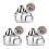 3pcs Transparent Waterproof Multifunctional Wash Bag ( Black ) 6