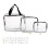3pcs Transparent Waterproof Multifunctional Wash Bag ( Black ) 8