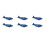 6Pcs Blue Ceramic Flatware Organizer Chopstick Rest for Dining Table 4