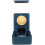Dark Blue Automatic Cat Feeder Durable PP Small Pet Food Dispenser 6