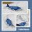 4Pcs Blue Ceramic Chopstick Rest Set Home Cutlery Organizer 7