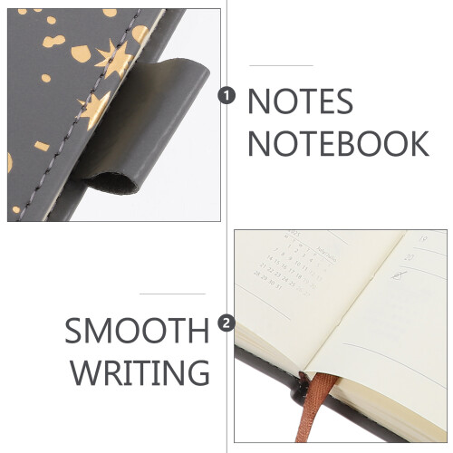 2025 Planner Grijs PU Multifunctionele Agenda Notebook 2