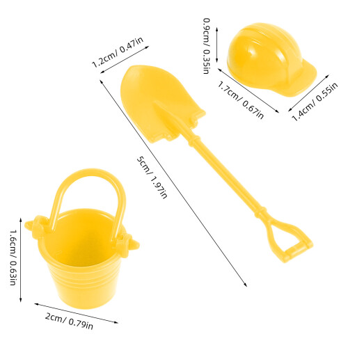 8Sets Mini Set Gelb Mit Für Modellbau & Kinder 1