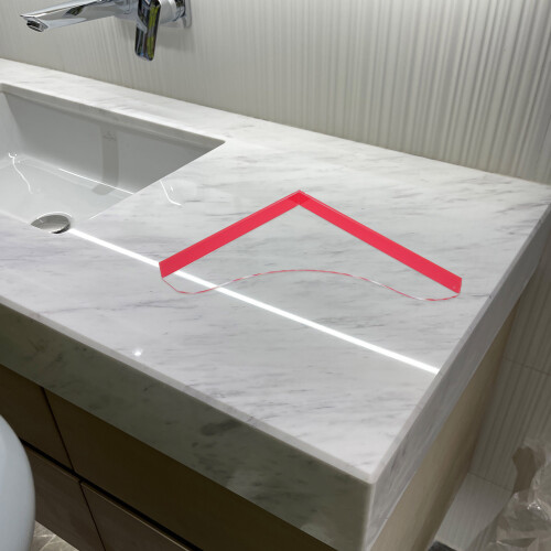 2Stk Selbstklebende Duschkabinen Ecke Splash Guard Transparent 2