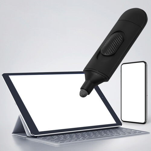 1Stk Hygienischer Elevator Button Pen Mit Silikon Schwarz Für Büro 2