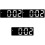 3Pcs Simple LED Digital Clock Black Alarm Clock for Bedroom and Office 3