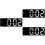 3Pcs Simple LED Digital Clock Black Alarm Clock for Bedroom and Office 6