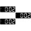 3Pcs Simple LED Digital Clock Black Alarm Clock for Bedroom and Office 7