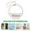 1Pc White Iron Hanging Flowerpot Rounded Wall Mount Decorative Pot 5
