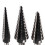 5Pcs Step Drill Bit Set Alloy Steel 1-6mm Silver 5