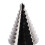 5Pcs Step Drill Bit Set Alloy Steel 1-6mm Silver 7