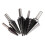 5Pcs Step Drill Bit Set Alloy Steel 1-6mm Silver 13