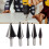 5Pcs Step Drill Bit Set Alloy Steel 1-6mm Silver 14