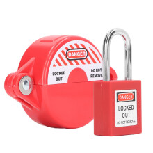 Outdoor Gate Valve Lockout Kit Lockout Tag 25mm-64mm Stem for Garden Use