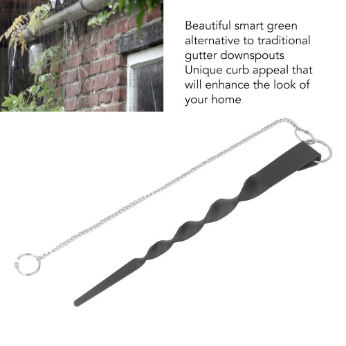 Rain Chain Powder Coated Iron Anchor Stake 7.3 oz 1