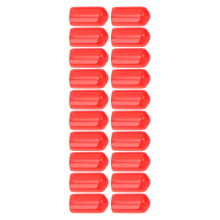 Car Brake System 20 Pcs 6mm Nipple Dust Caps PVC Cover for Brake Calipers Red