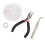 Jump Rings Assorted Size Silver Alloy Steel Pliers 1