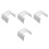 4Pcs White ABS Keypad Rain Cover Outdoor Controller Protection Shell 1