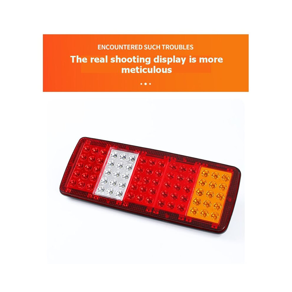 2Pcs 24V Car Led Taillights Trailer Tail S Stop Brake Turn Signal For Car Truck Rv Light 6032356004801