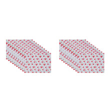20Sheets Heart Pattern Gift Wrapping Paper Eco-Friendly DIY Gift Decor