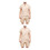 2Sets Steam Kleding Lichtgeel Polyester Comfortabele Set 7