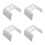 4Pcs White ABS Keypad Rain Cover Outdoor Controller Protection Shell 2