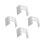 4Pcs White ABS Keypad Rain Cover Outdoor Controller Protection Shell 4